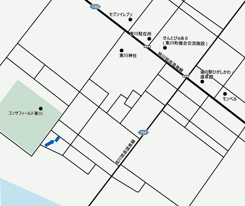 東川町地図